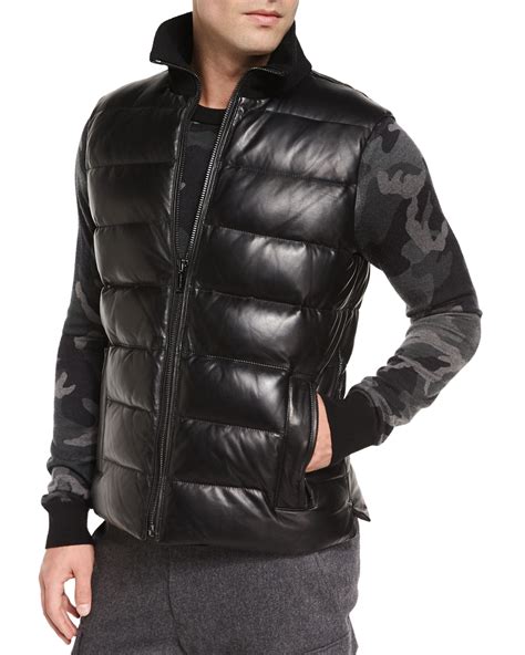 michael kors black vest